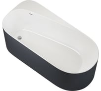 Акриловая ванна ALLEN BRAU Priority 170x80 белый глянец, панель антрацит 2.31001.20/AM 00291967