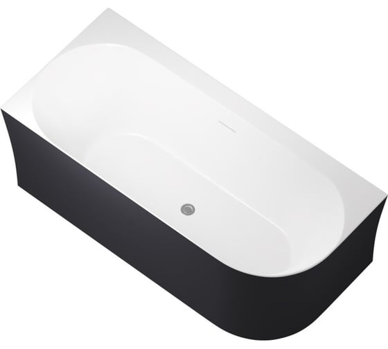 Акриловая ванна ALLEN BRAU Priority 1700x780 антрацит/белый матовый 2.31004.21A/AM 00291975 1