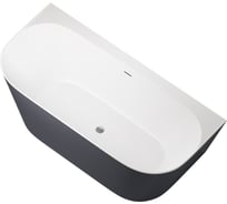 Акриловая ванна ALLEN BRAU Priority 170x78 белый матовый панель антрацит 2.31003.21/AM 00291973