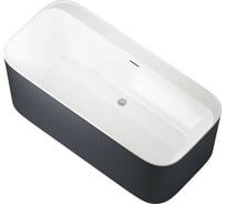 Акриловая ванна ALLEN BRAU Infinity 170x80 белый глянец панель антрацит 2.21001.20/AM 00291982