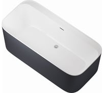 Акриловая ванна ALLEN BRAU Infinity 170x80 белый матовый, панель антрацит 2.21001.21/AM 00291983