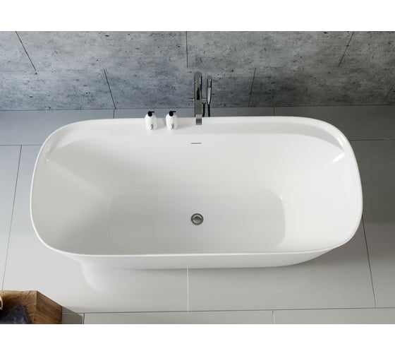 Акриловая ванна ALLEN BRAU Infinity 170x78 белый глянец, панель антрацит 2.21002.20/AM 00291984