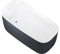 Акриловая ванна ALLEN BRAU Infinity 170x78 белый матовый панель антрацит 2.21003.21/AM 00291987