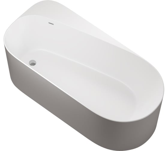 Акриловая ванна ALLEN BRAU Priority 170x80 белый матовый/платиново-серый 2.31001.21/PGM 00293872