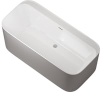 Акриловая ванна ALLEN BRAU Infinity 170x80 белый глянец /платиново-серый 2.21001.20/PGM 00293877