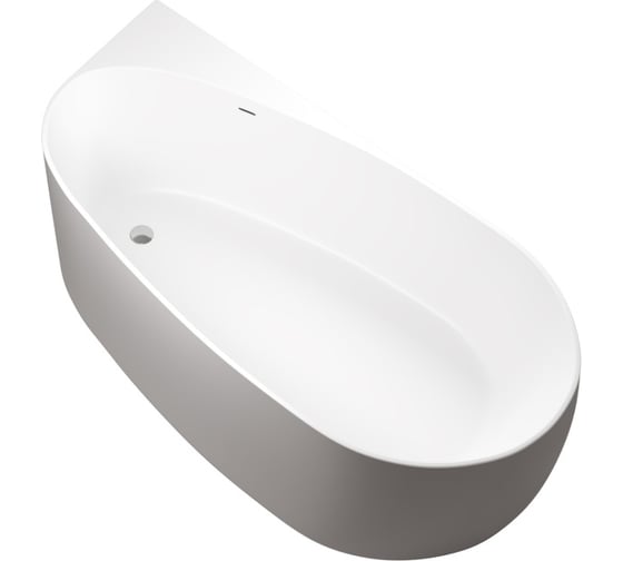 Акриловая ванна ALLEN BRAU Priority 170x80 белая матовый/платиново-серый 2.31002.21/PGM 00293874
