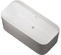 Акриловая ванна ALLEN BRAU Infinity 170x80 белый матовый/платиново-серый 2.21001.21/PGM 00293878