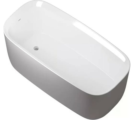 Акриловая ванна ALLEN BRAU Infinity 170x78 белый глянец/платиново-серый 2.21003.20/PGM 00293881