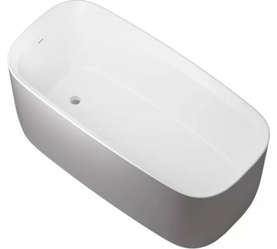 Акриловая ванна ALLEN BRAU Infinity 170x78 белый матовый/платиново-серый 2.21003.21/PGM 00293882
