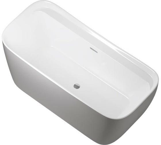 Акриловая ванна ALLEN BRAU Infinity 170x78 белый глянец/платиново-серый 2.21002.20/PGM 00293879
