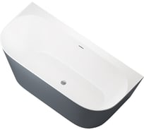 Акриловая ванна ALLEN BRAU Priority 170x78 белый матовый/сине-серый 2.31003.21/BGM 00293888