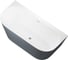 Акриловая ванна ALLEN BRAU Priority 170x78 белый матовый/сине-серый 2.31003.21/BGM 00293888 1