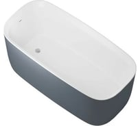 Акриловая ванна ALLEN BRAU Infinity 170x78 белый матовый/сине-серый 2.21003.21/BGM 00293893