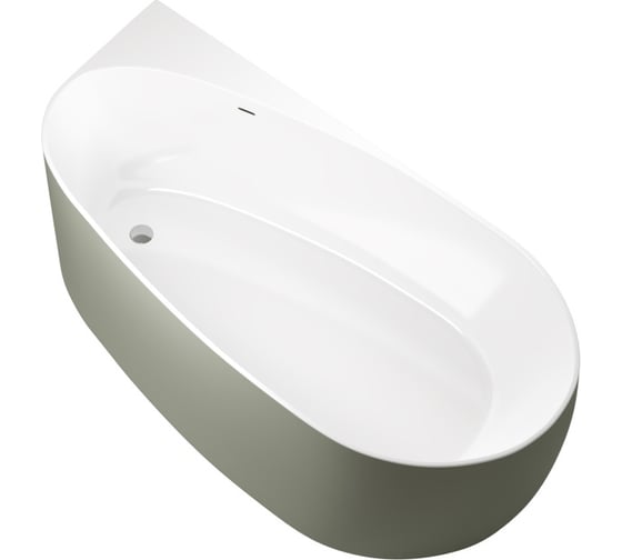 Акриловая ванна ALLEN BRAU Priority 170x80 белый глянец/цементно-серый 2.31002.20/CGM 00293896 1
