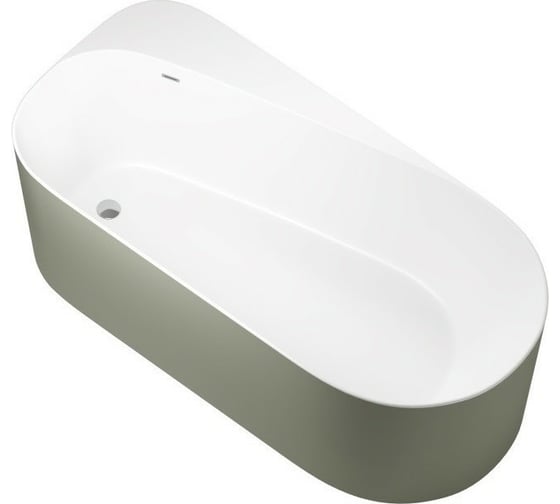 Акриловая ванна ALLEN BRAU Priority 170x80 белый матовый /цементно-серый 2.31001.21/CGM 00293895 1