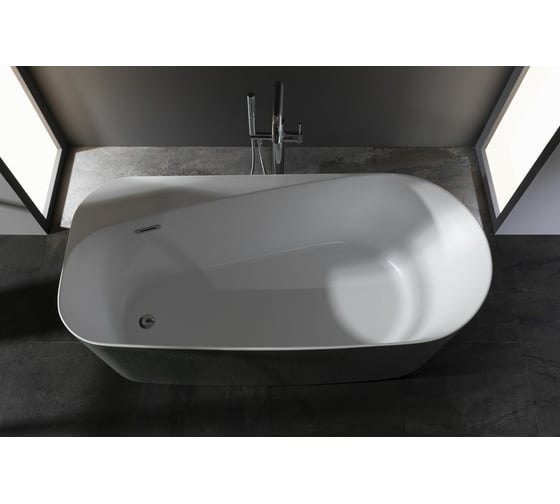 Акриловая ванна ALLEN BRAU Priority 170x80 белый матовый /цементно-серый 2.31001.21/CGM 00293895