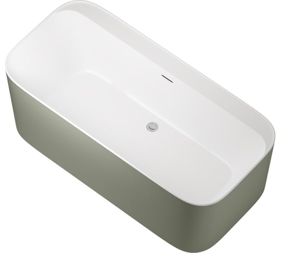 Акриловая ванна ALLEN BRAU Infinity 170x80 белый матовый/цементно-серый 2.21001.21/CGM 00293901