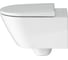 Подвесной унитаз Duravit D-Neo Rimless без ободка, сиденье микролифт 45770900A1 00287616 2