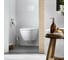 Подвесной унитаз Duravit D-Neo Rimless без ободка, сиденье микролифт 45770900A1 00287616 8