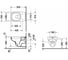 Подвесной унитаз Duravit D-Code cиденье Soft close 45350900A1 00198481 2