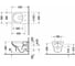 Подвесной унитаз Duravit Rimless без ободка, сиденье микролифт 45620900A1 00198482 2