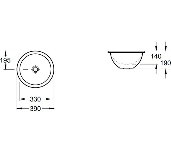 Раковина Villeroy & Boch Loop & Friends 39 61803301 00279544