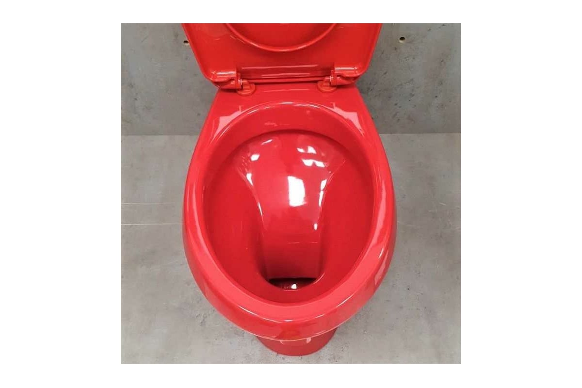 Унитаз-компакт Оскольская керамика ЭЛИССА косой выпуск, 1 режим ...