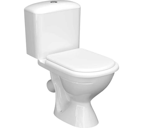 Унитаз-компакт KERAMIN КАПРИ косой выпуск, 1 режим Инкоэр, сиденье ПП 463236