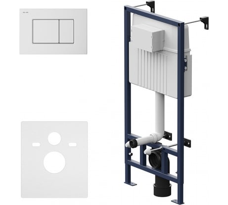 Инсталляция для подвесного унитаза AM.PM ProC S с клавишей, пластик I012707.0201