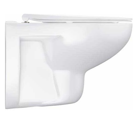 Подвесной унитаз GROHE Bau Ceramic с быстросъемным сиденьем с микролифтом 39899000