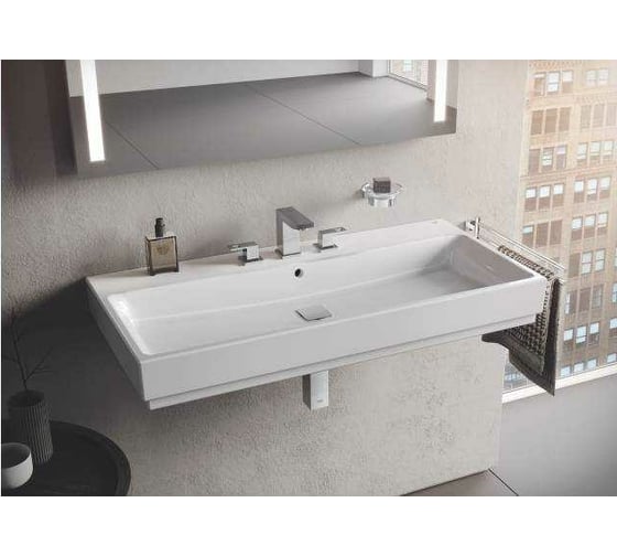 Подвесная раковина GROHE Cube Ceramic 100 см 3938600H