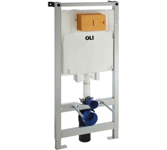 Инсталляция OLI 80 500х1150х120 мм, механическая + панель слива RIVER хром глянец 300572mRI00