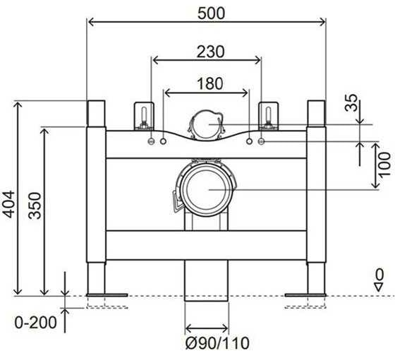 Инсталляция для подвесной сантехники OLI Wc 714001