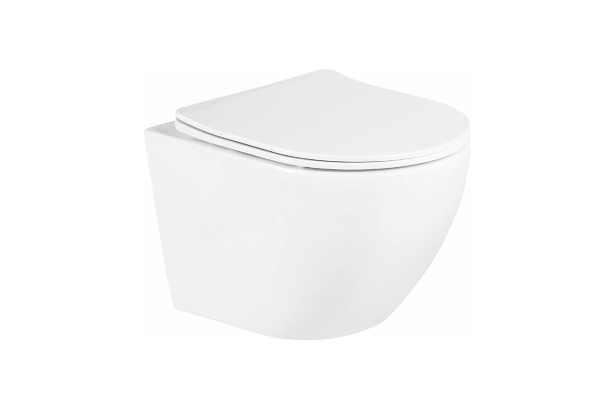 Подвесной унитаз BelBagno UNO безободковый с сиденьем Soft Close ...