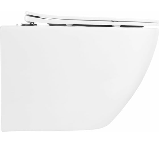 Подвесной унитаз BelBagno UNO безободковый с сиденьем Soft Close BB3105CHR/SC