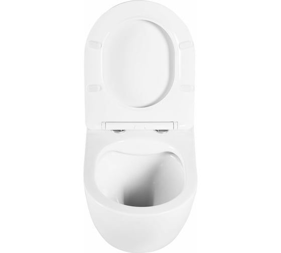 Подвесной унитаз BelBagno UNO безободковый с сиденьем Soft Close BB3105CHR/SC