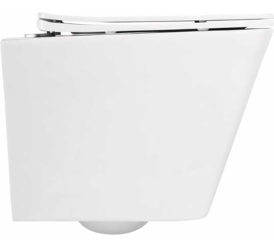 Подвесной унитаз BelBagno DUE безободковый с сиденьем Soft Close BB3103CHR/SC
