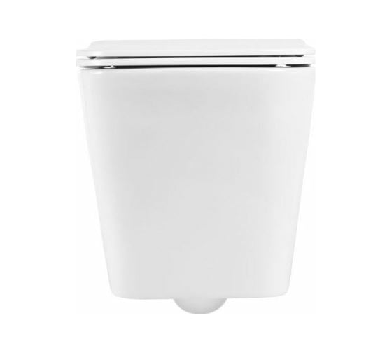 Подвесной унитаз BelBagno DUE безободковый с сиденьем Soft Close BB3103CHR/SC