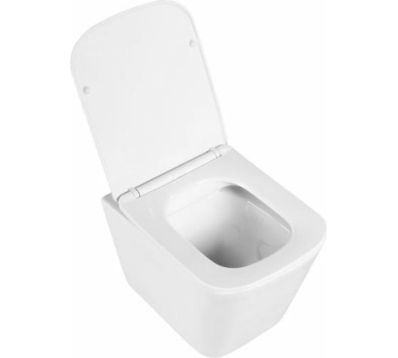 Подвесной унитаз BelBagno DUE безободковый с сиденьем Soft Close BB3103CHR/SC