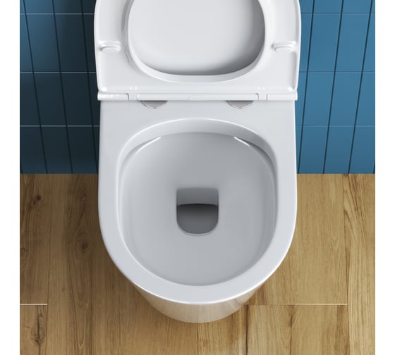 Подвесной унитаз BelBagno TRE безободковый с сиденьем Soft Close BB8001CHR/SC