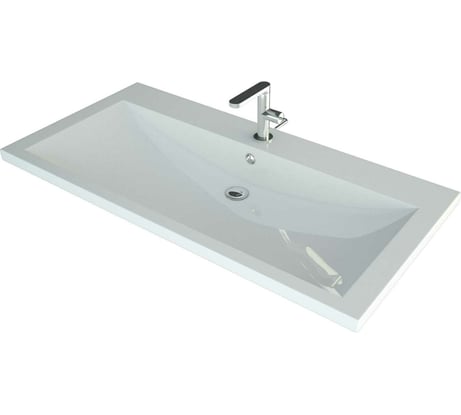 Встраиваемая раковина для ванной комнаты из искусственного камня Andrea 1000 1000 910001