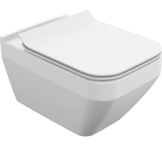 Подвесной унитаз Cersanit CREA SQUARE Clean On DPL EO slim 63115