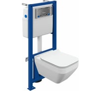 Комплект Cersanit CREA SQUARE CO DPL EO slim + LINK PRO 63997