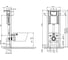 Комплект Cersanit CARINA XL CO DPL EO slim + VECTOR + ACTIS пластик хром глянцевый 64074 2