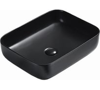Накладная раковина Azario AZ-78109MB 500х390х130 мм, матовый черный 00078148