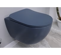 Подвесной унитаз Creavit Free безободковый Free, c сиденьем Creavit базал. мат