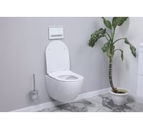 Подвесной унитаз Creavit Free безободковый с сиденьем Free, Creavit белый