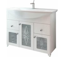 Тумба EVA GOLD Chloe 100 с умывальником Kirovit Стиль 1050, комплект УТ-00008129