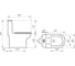 Монолит EvaGold SM9614, безободковый, с гофрой и подводкой EG050030 12