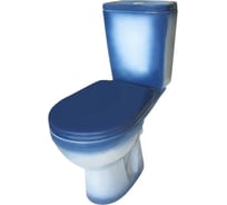 Унитаз-компакт Rosa Рио синий декор Вн УнкСн 103